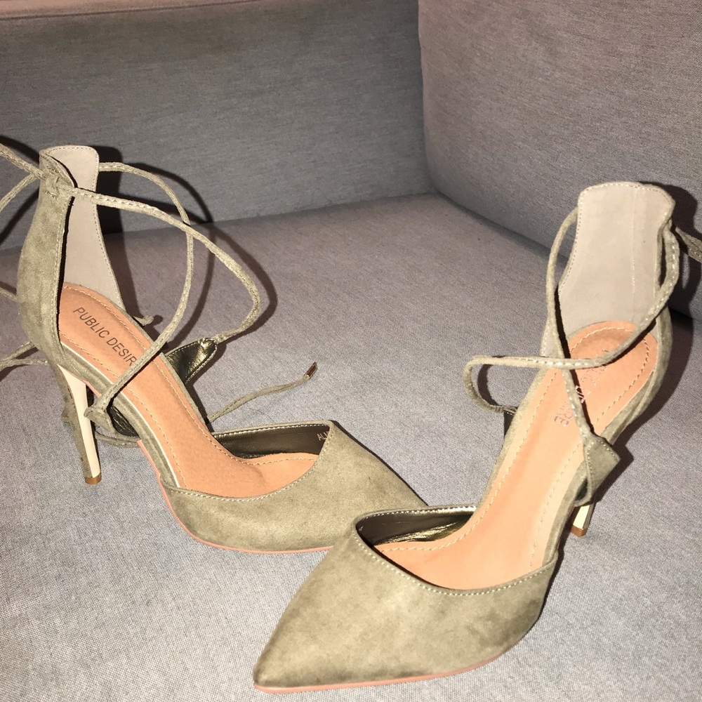 Public Desire lace up heels